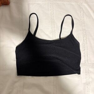 Aritzia TNA Action Longline Sports Bra – Charcoal Grey Size XS